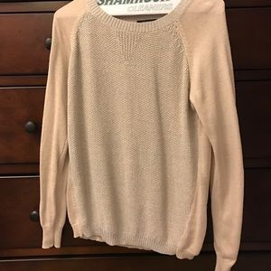 Cream and Silver Sweater